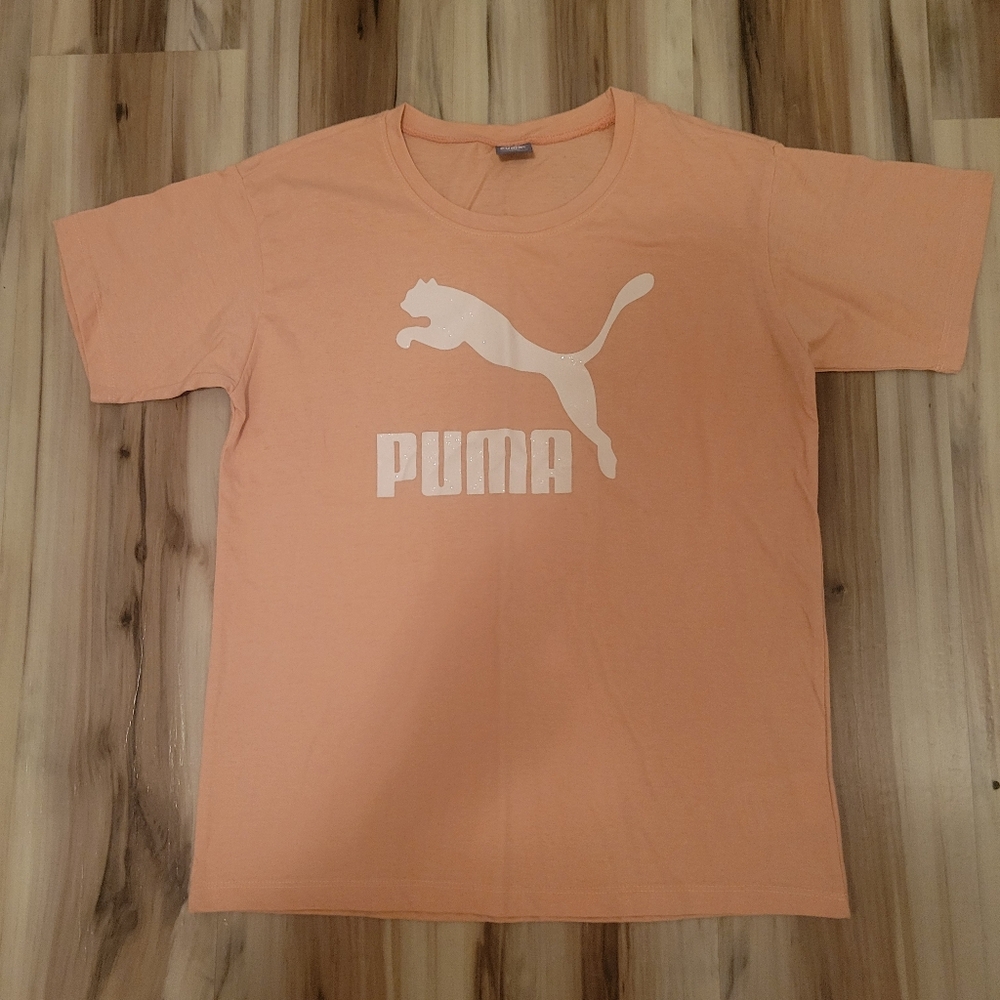 NWOT Puma Pink & White Tshirt